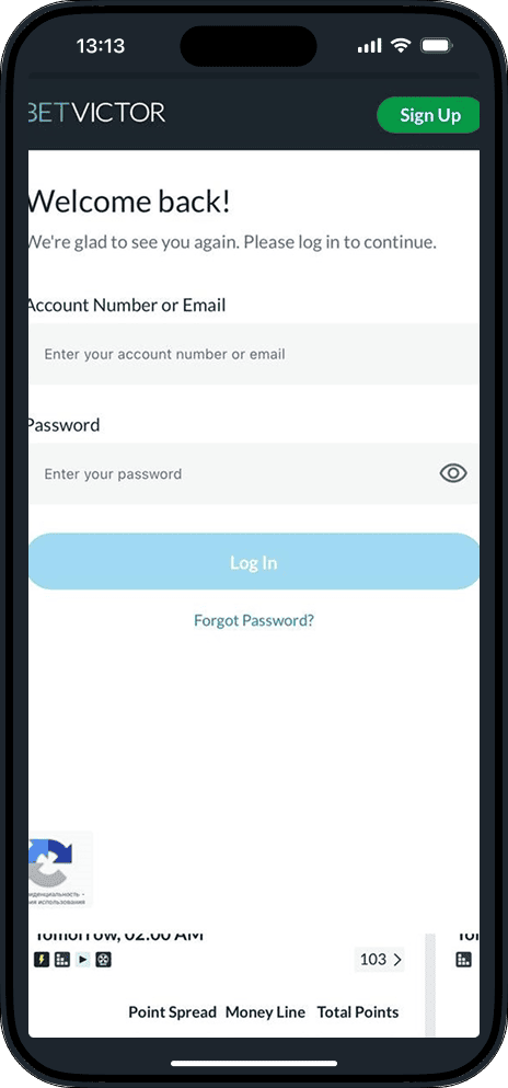 Betvictor login